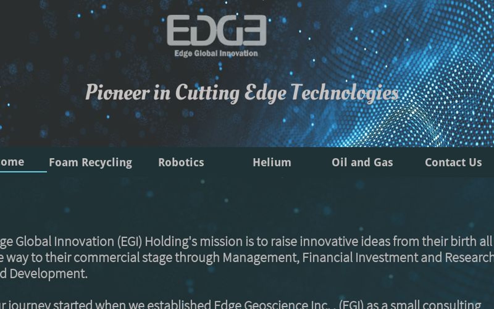 Edge Global Innovation; Pioneer in Cutting-Edge Technologies