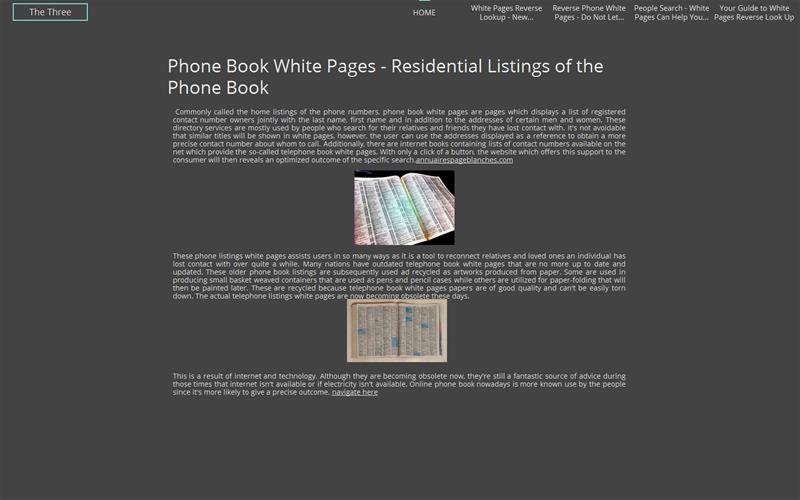 old white pages search