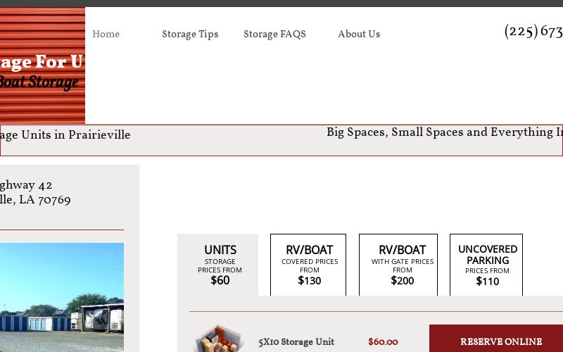 Self Storage in Prairieville LA Storage Units Prairieville LA A