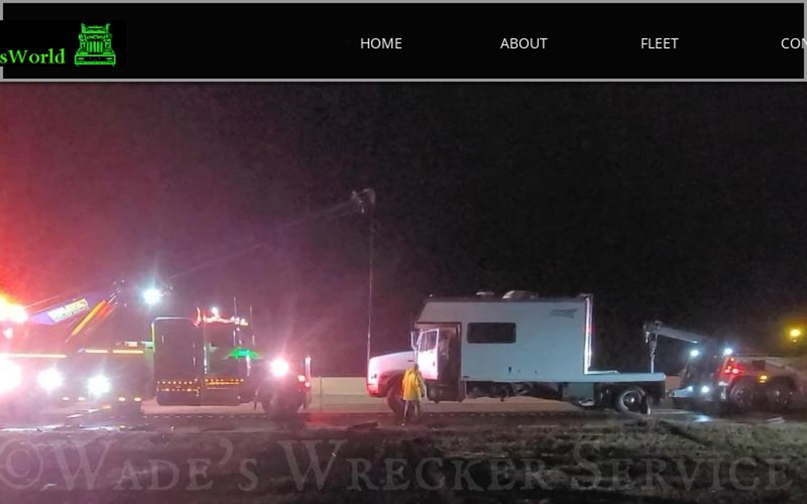 Wades wrecker services logo