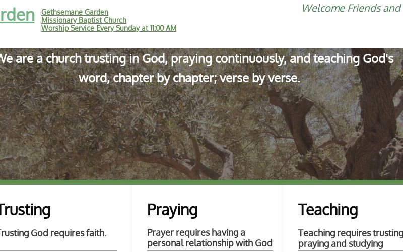 Gethsemane Garden Missionary Baptist Church