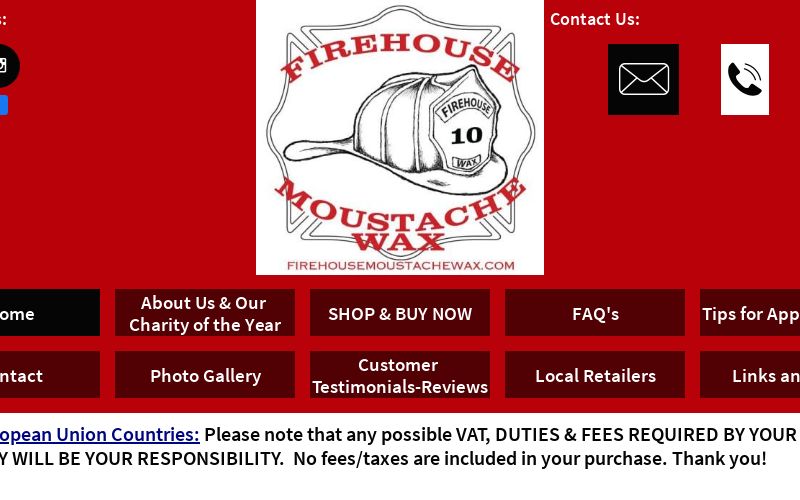 Firehouse Moustache Wax Light
