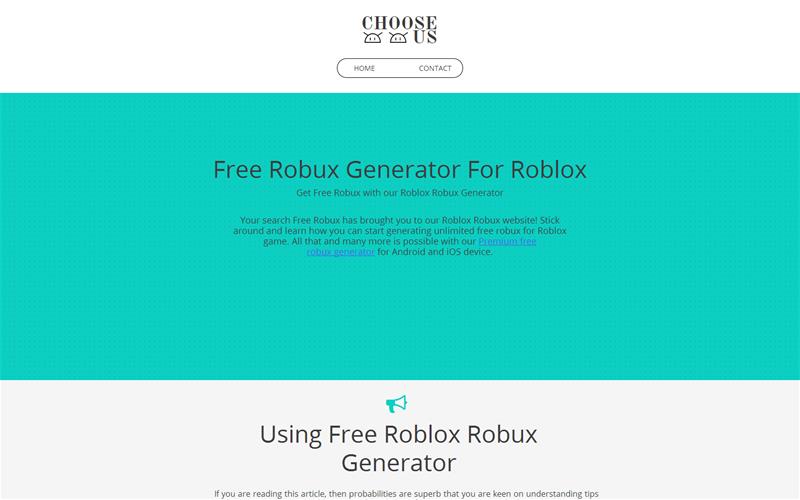 Free Roblox Robux Generator No Human Verification - 