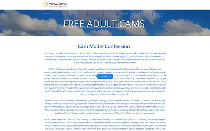 FreeCams - Free Live Adult Webcams At YesCams.com