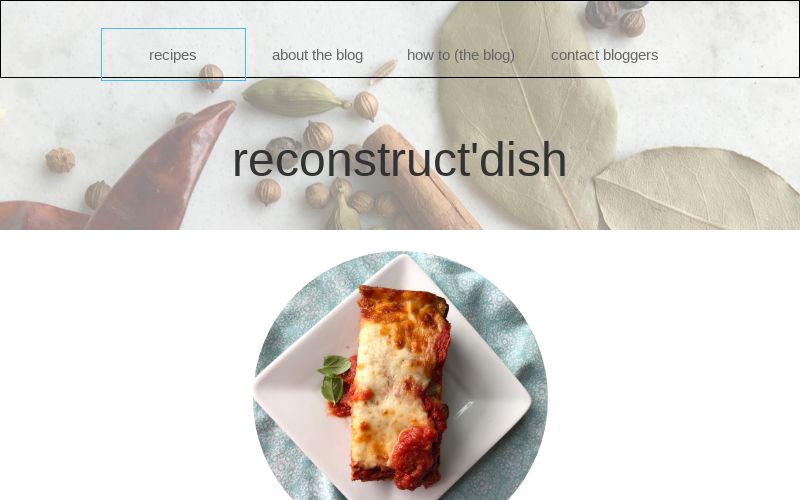 reconstructed recipes for home