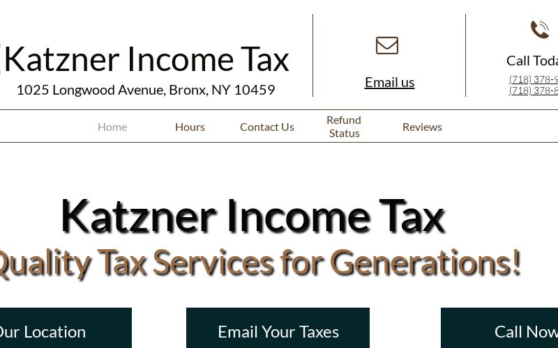 Katzner Tax Bronx Tax Preparation Office