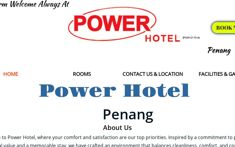 HOME [powerhotelpg.com]