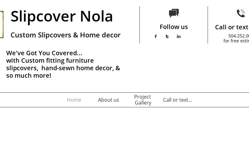 Slipcover Nola Custom Fitting Furniture Slipcovers Home