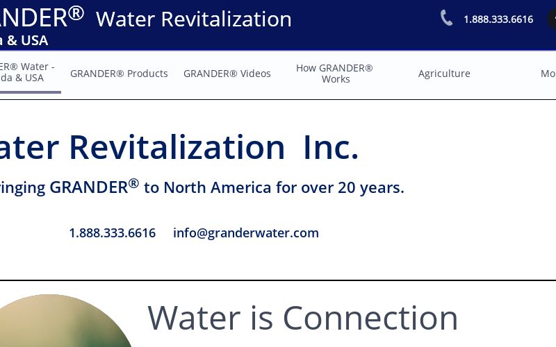 GRANDER® Water - Canada &amp; USA