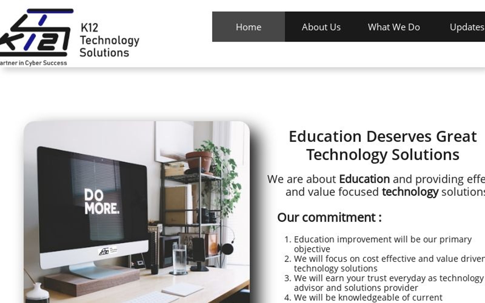 K12 Technology Solutions Home