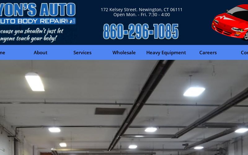 Used Car Sales, Auto Repair & Auto Body Repair in Newington Bryon's