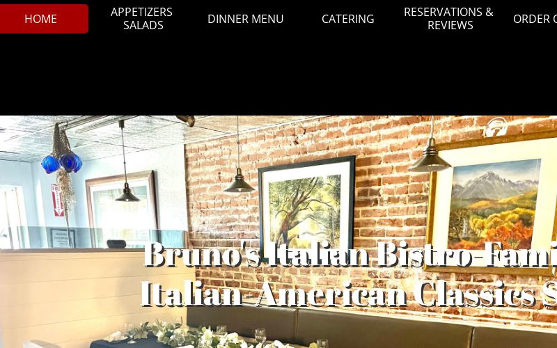 Bruno's Italian Bistro restaurant