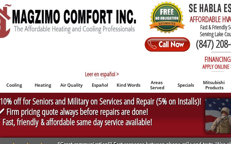 Round Lake Beach HVAC Company, Grayslake IL Air Conditioning Repairs