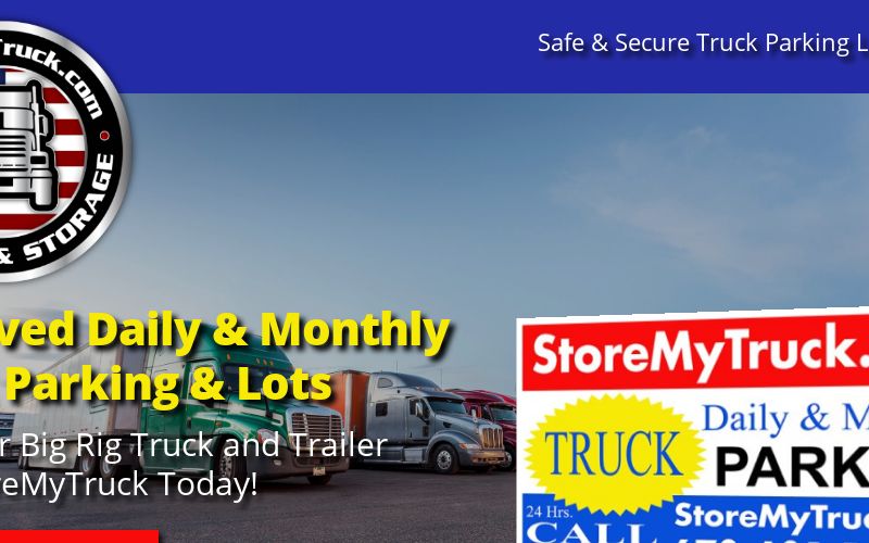 Truck Parking near me - BIR Storage for Trucks and Trailers