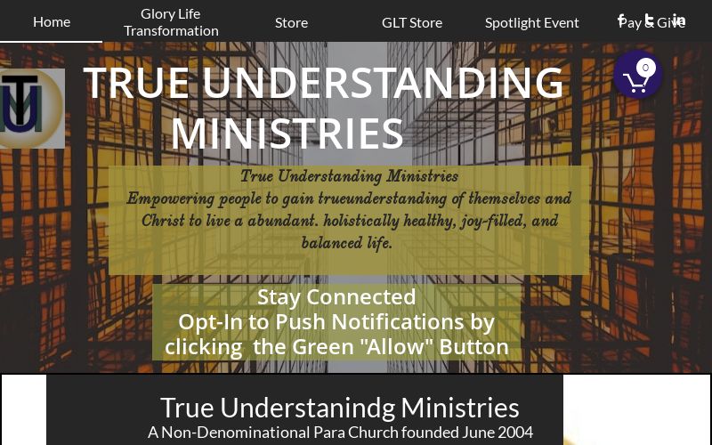 Home [www.trueunderstandingministries.org]