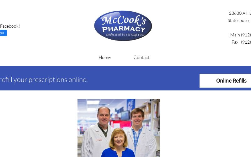 Prescription Delivery Statesboro GA McCook's Pharmacy