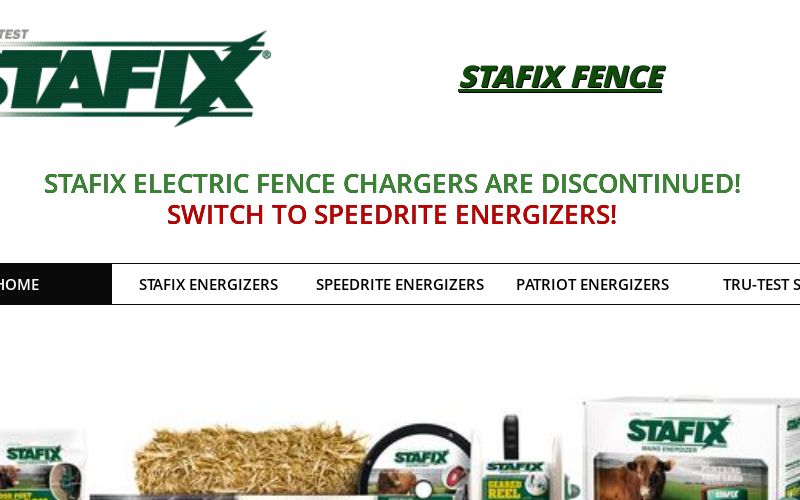 Stafix Electric Fence Chargers and Energizers