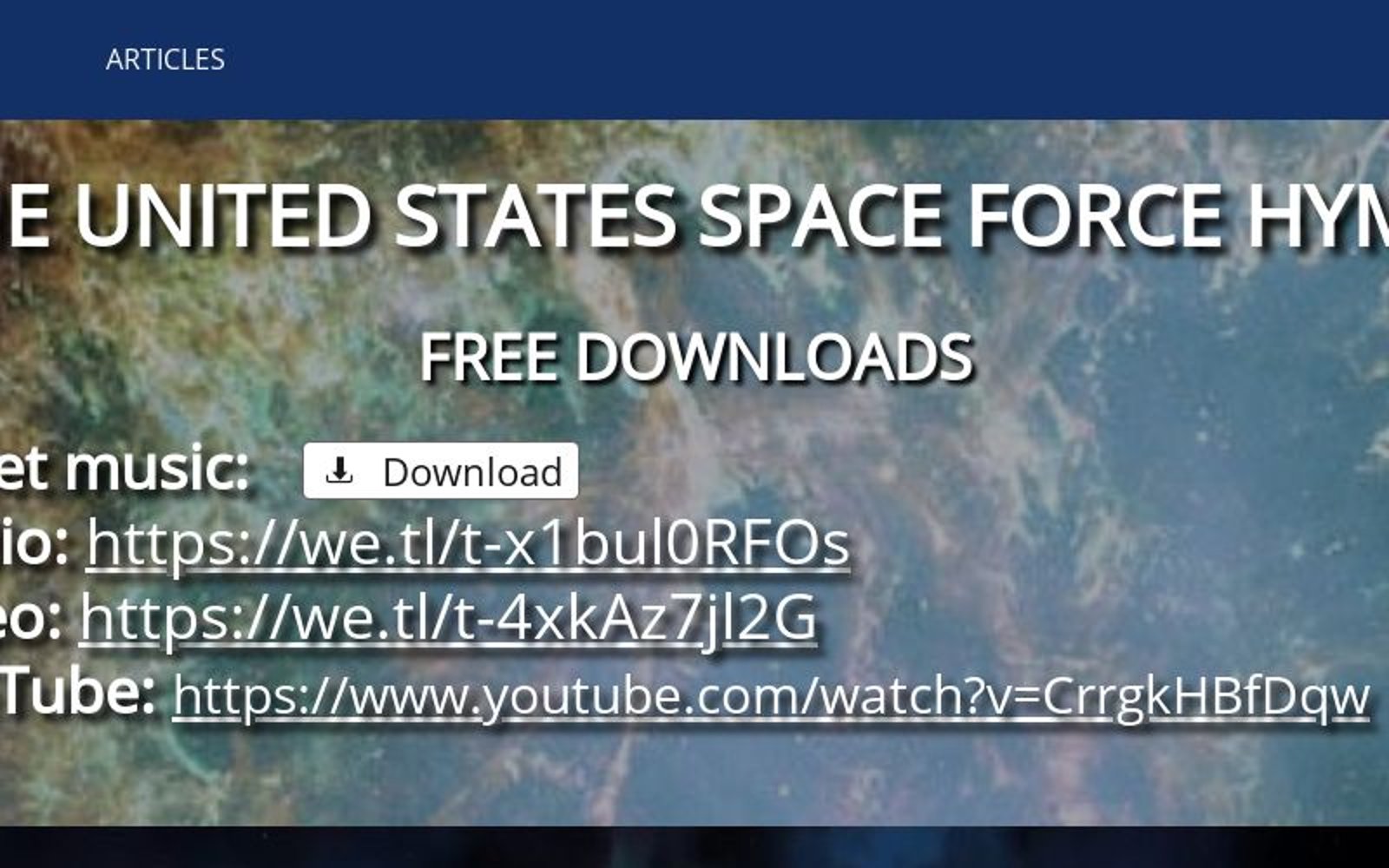 United States Space Force Hymn Anthem