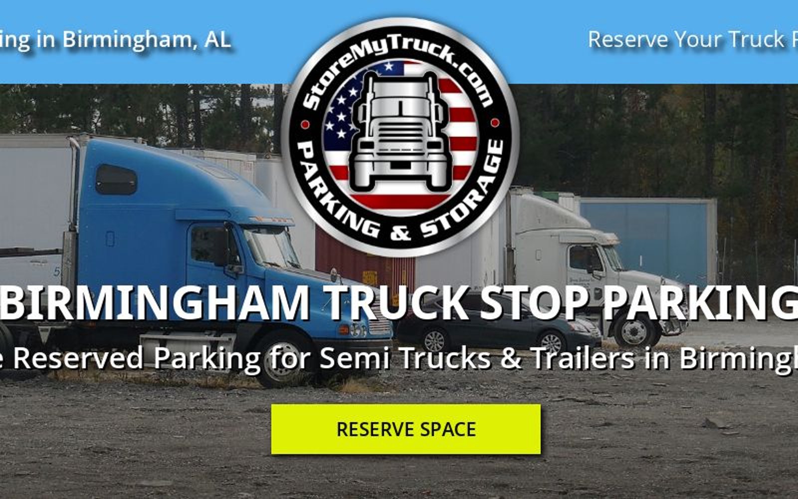 Big Rig Truck Stop Parking in Birmingham AL