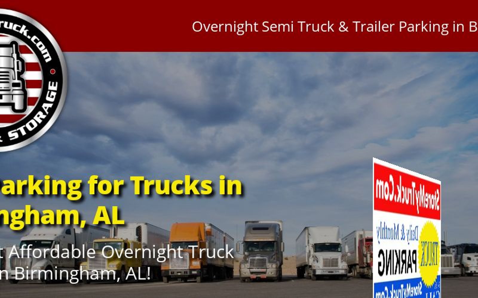 24 Hour Overnight Truck Parking Birmingham AL