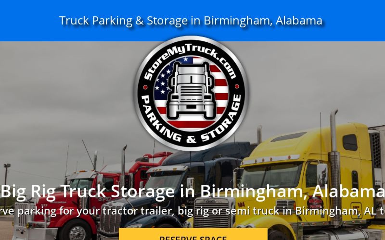 Truck Parking near me - BIR Storage for Trucks and Trailers