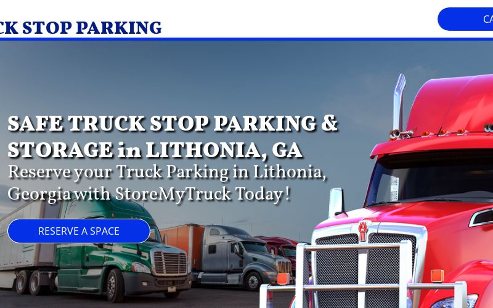 Daily & Monthly Truck Stop Parking Lithonia