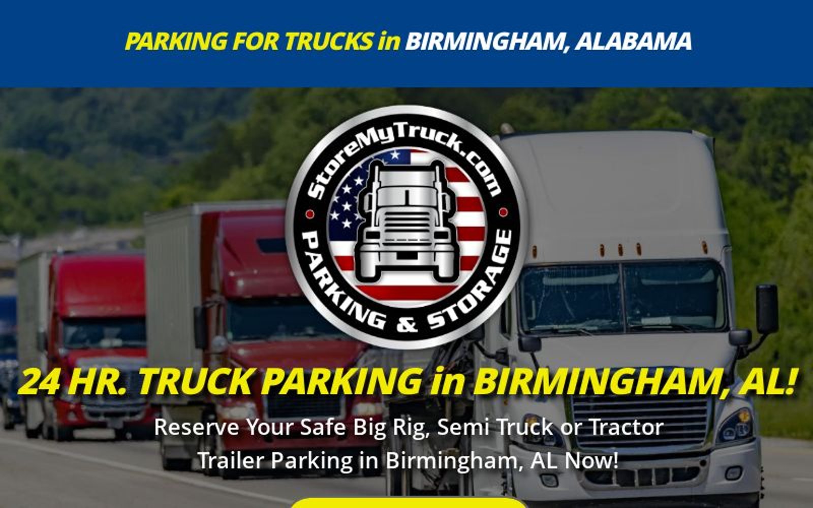 Truck Parking near me - BIR Storage for Trucks and Trailers