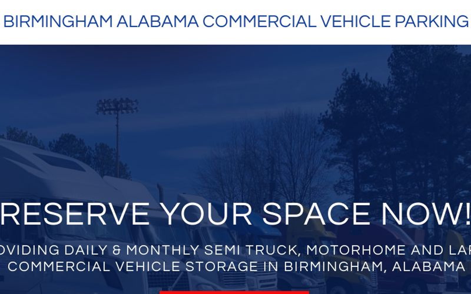 Commercial Vehicle Parking Birmingham AL