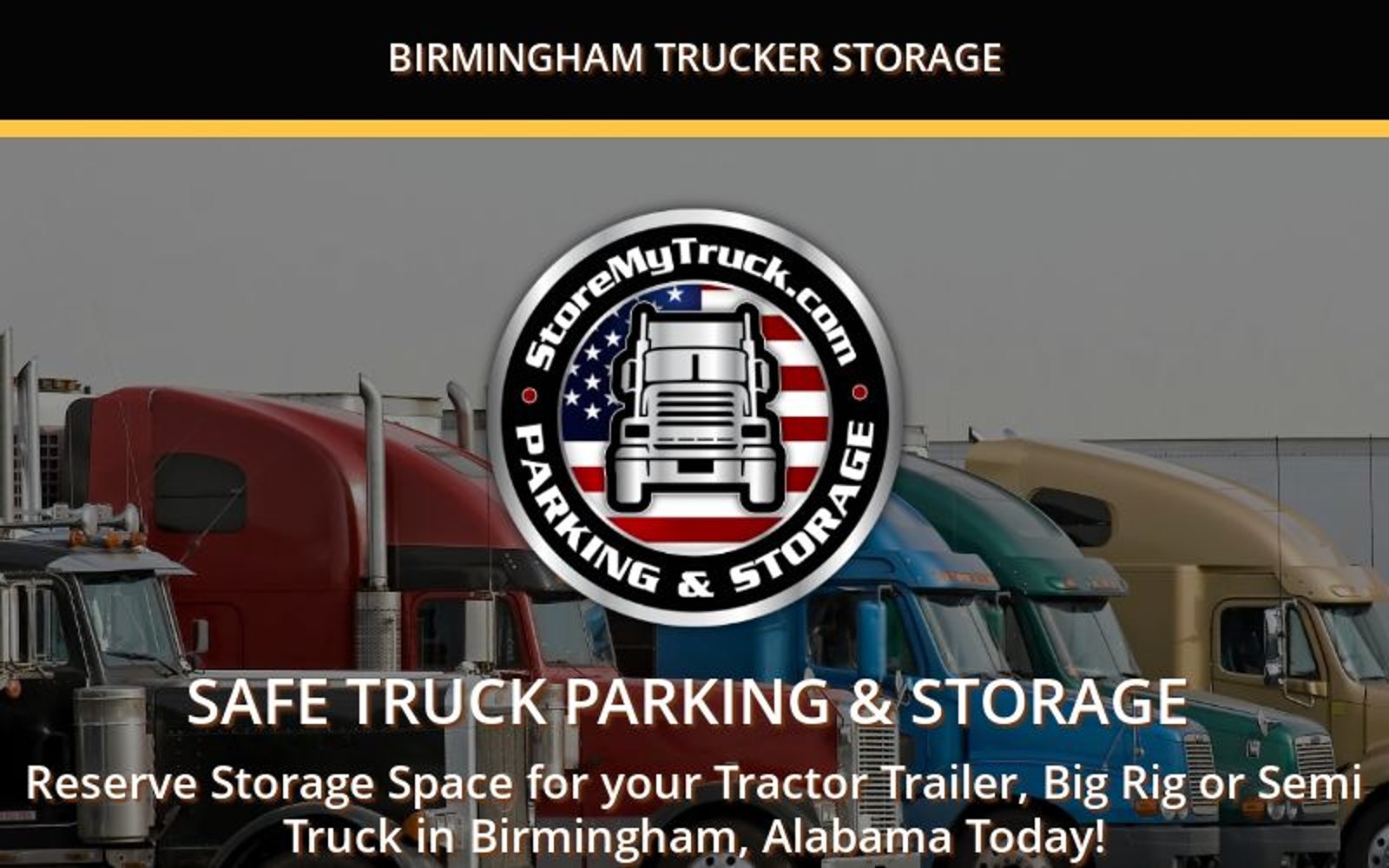 Truck Parking near me - BIR Storage for Trucks and Trailers