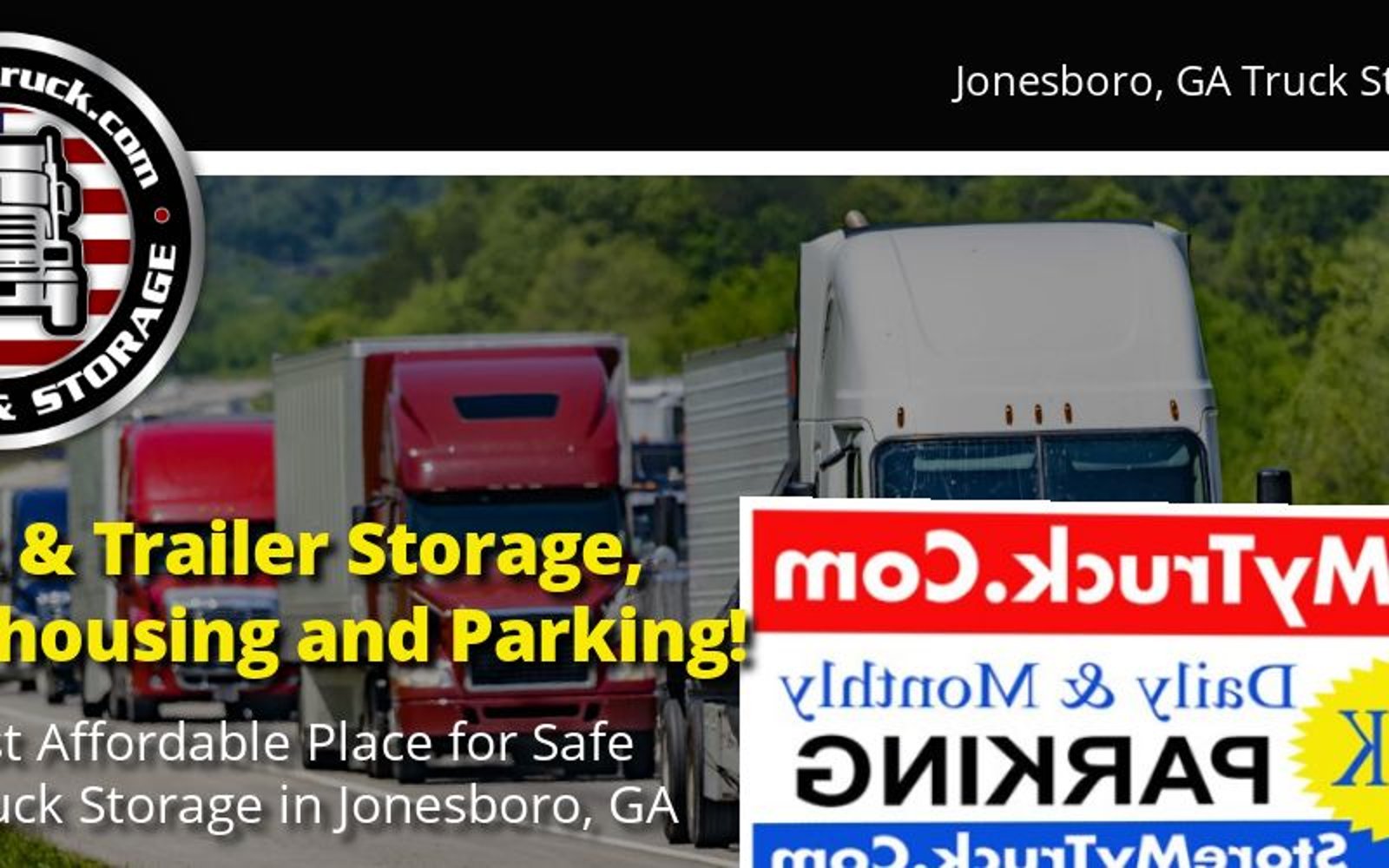 Truck Parking near me - BIR Storage for Trucks and Trailers