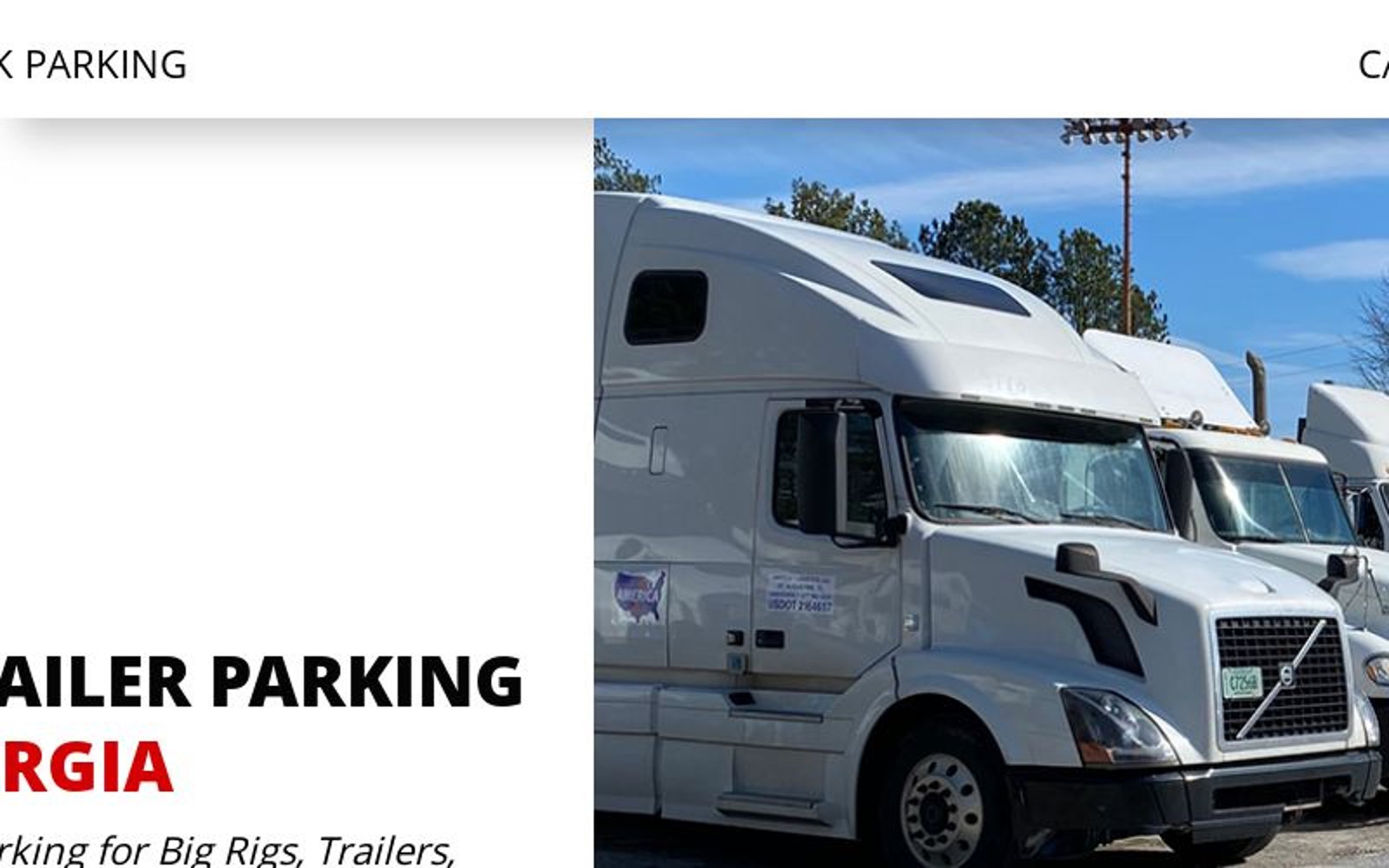 Truck Parking near me - BIR Storage for Trucks and Trailers