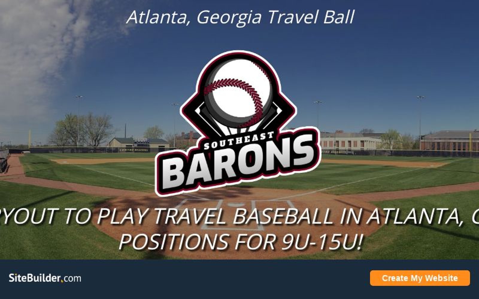 travel baseball ga