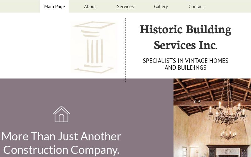 HISTORIC BUILDING SERVICES INC logo
