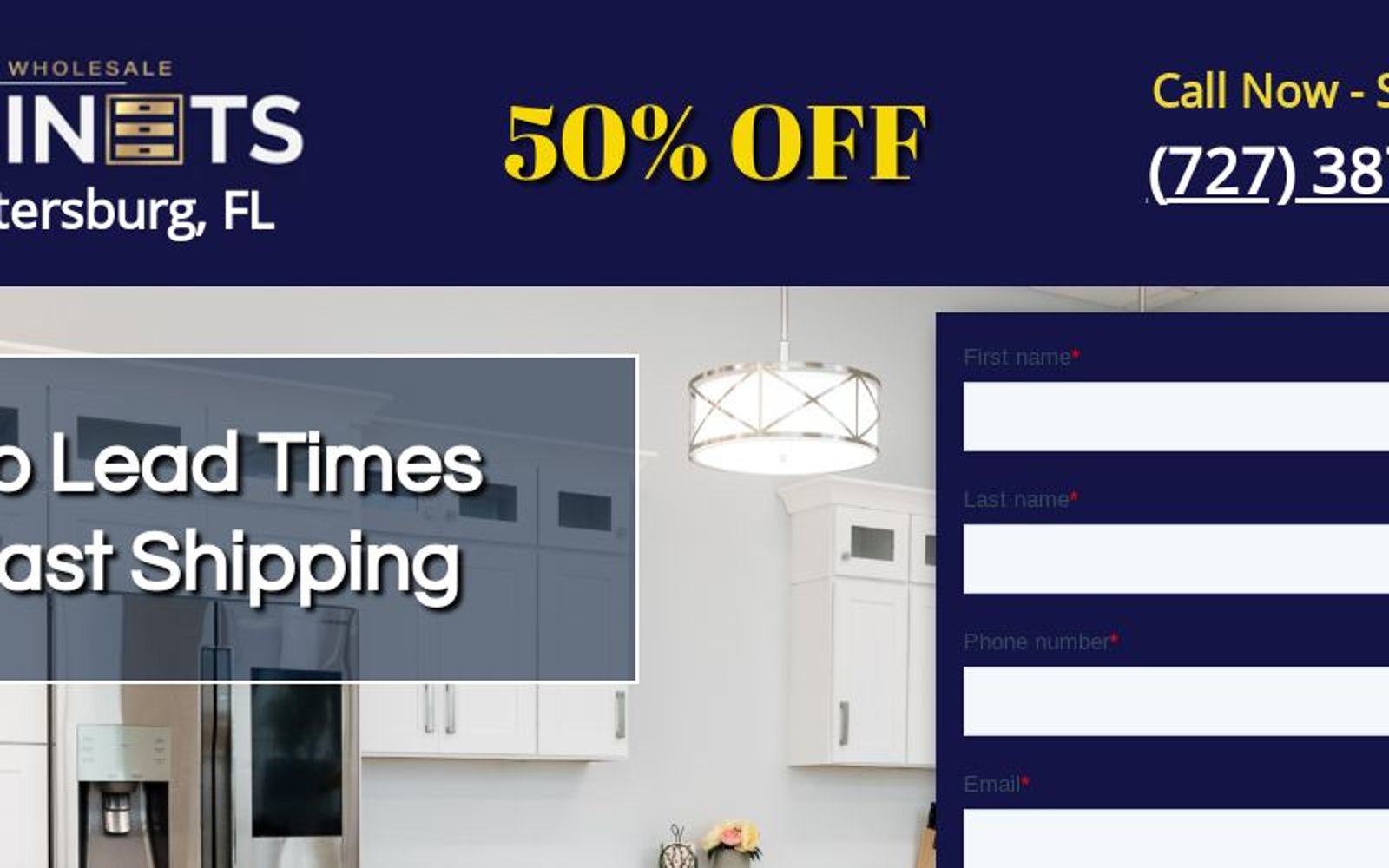 Wholesale Kitchen St. Petersburg, FL 50 Off