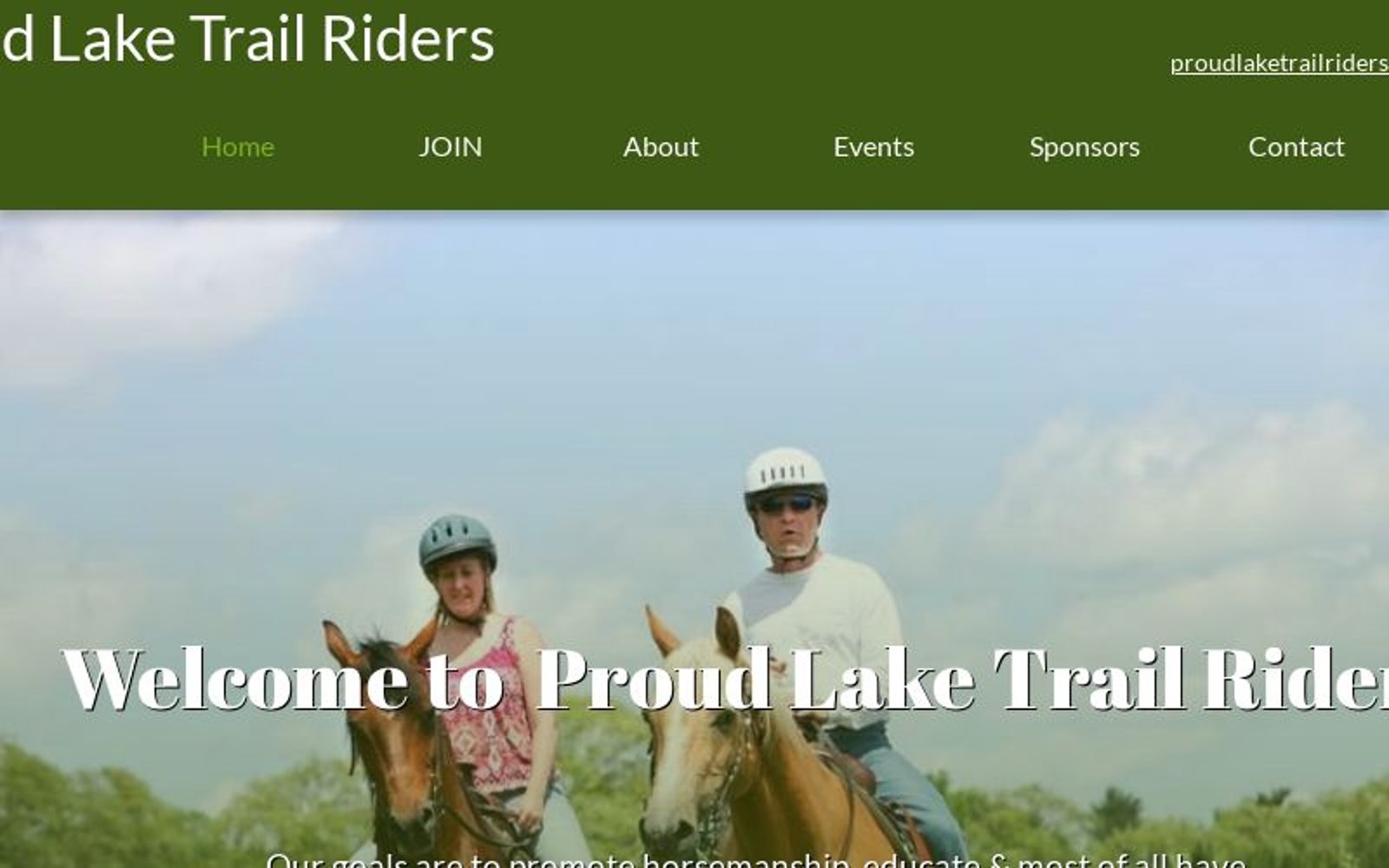 Home [www.proudlaketrailriders.org]