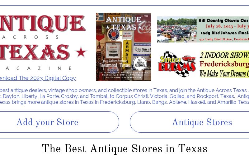 Crosby Antique Mall Antique Stores in Texas