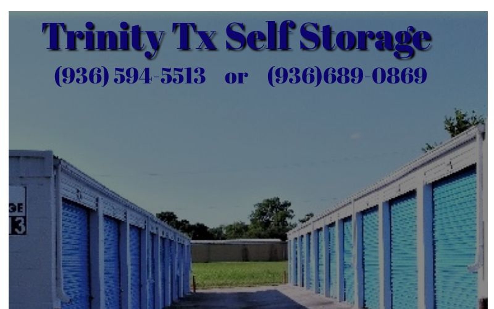 Home [trinitytxselfstorage.com]