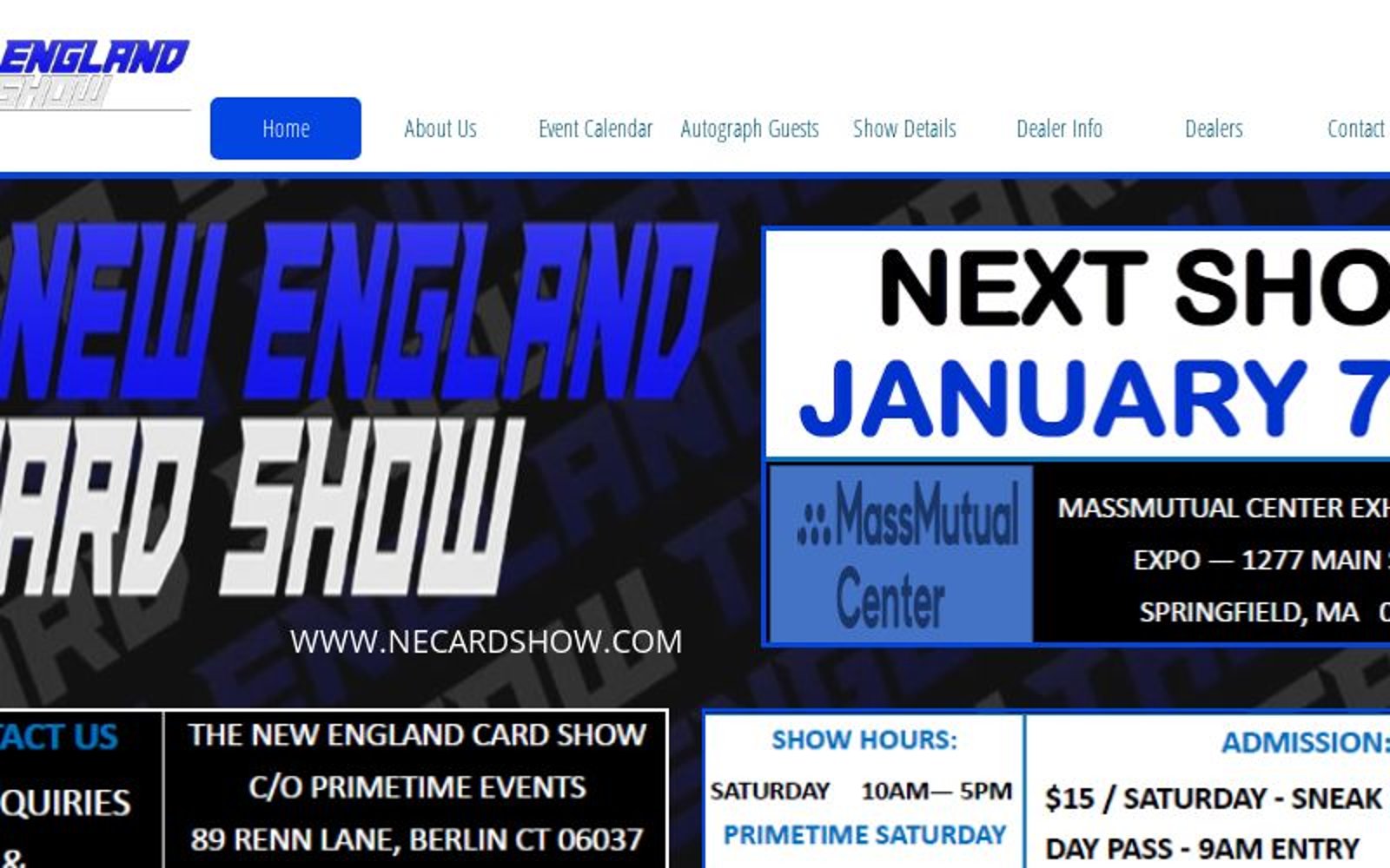 New England Card Show Sports Card & Memorabilia Show Springfield