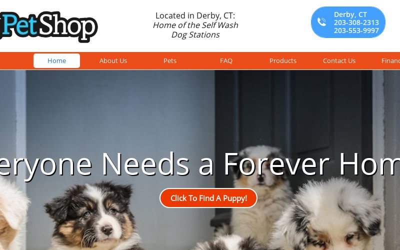 CT Pet Store and Supplies - Orange and Derby - A to Z Pet Store