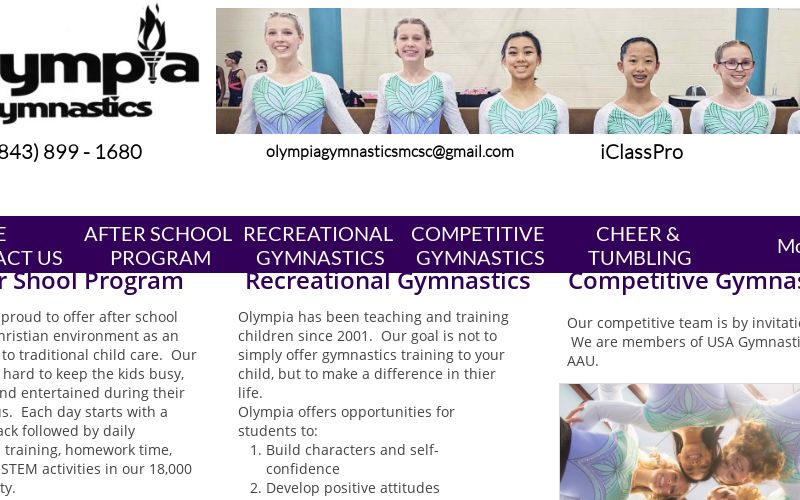 Olympia Gymnastics logo