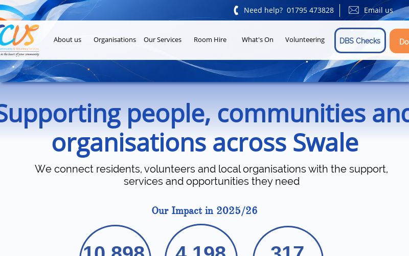 Swale Community and Voluntary Services logo