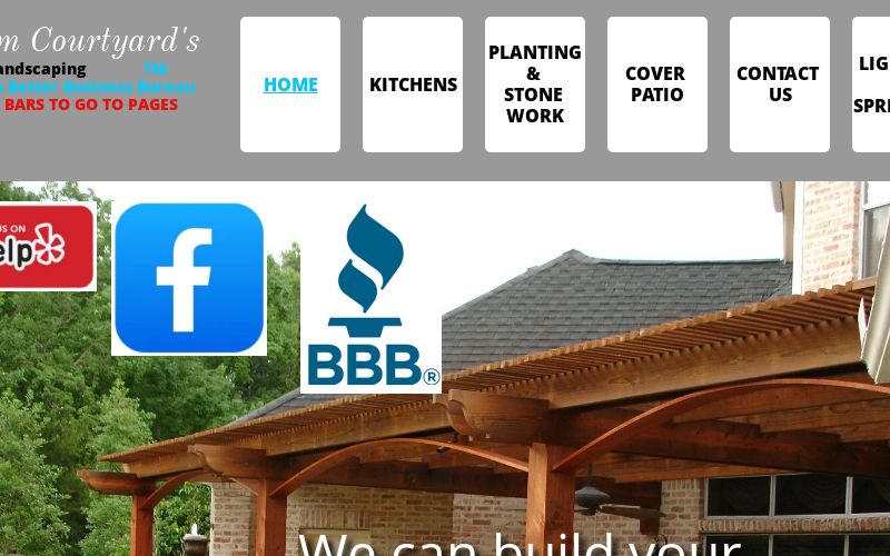 Custom Courtyards Design and Landscaping