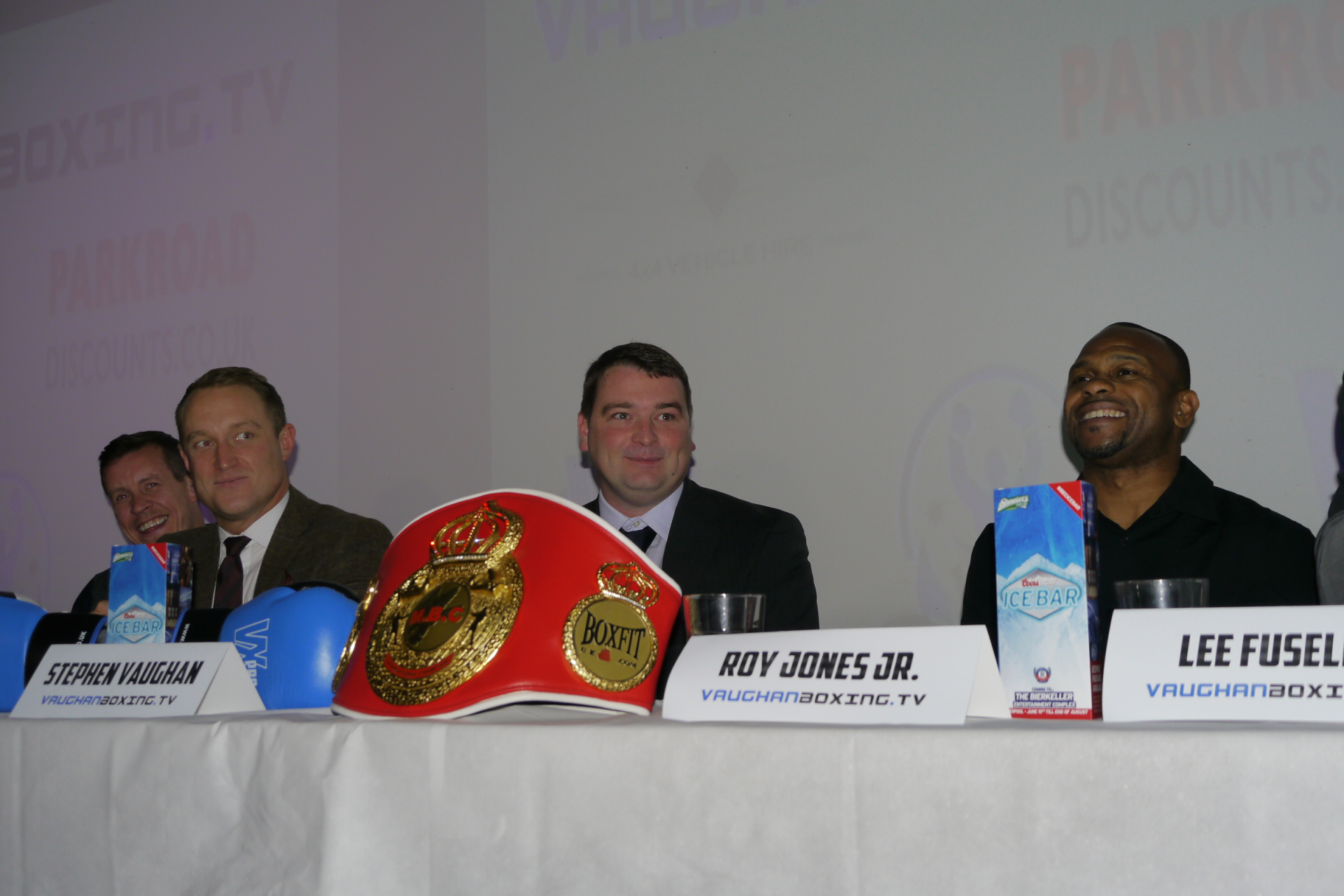 Roy Jones Jr, Stephen Vaughan, Francis Warren