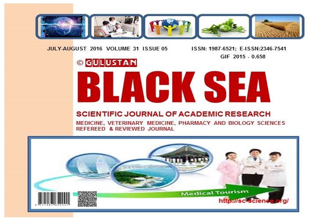 GULUSTAN BLACK SEA SCIENTIFIC JOURNAL OF ACADEMIC RESEARCH