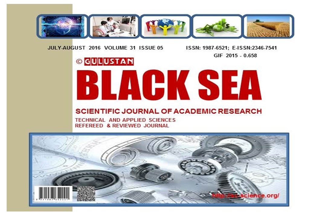 GULUSTAN BLACK SEA SCIENTIFIC JOURNAL OF ACADEMIC RESEARCH
