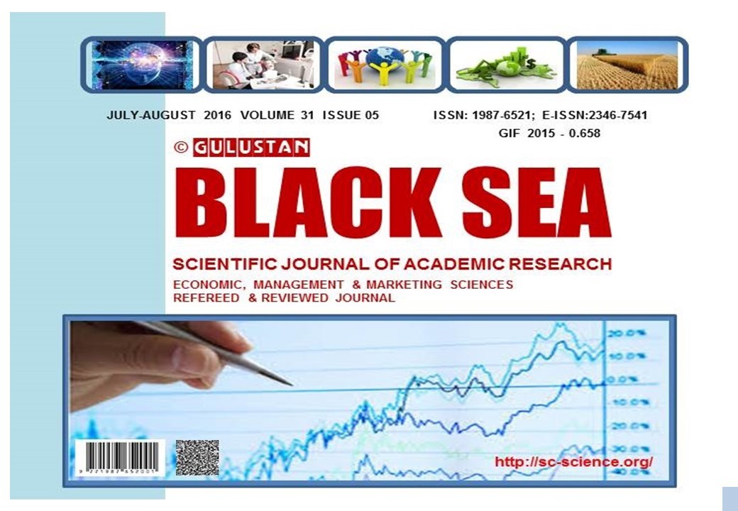 GULUSTAN BLACK SEA SCIENTIFIC JOURNAL OF ACADEMIC RESEARCH