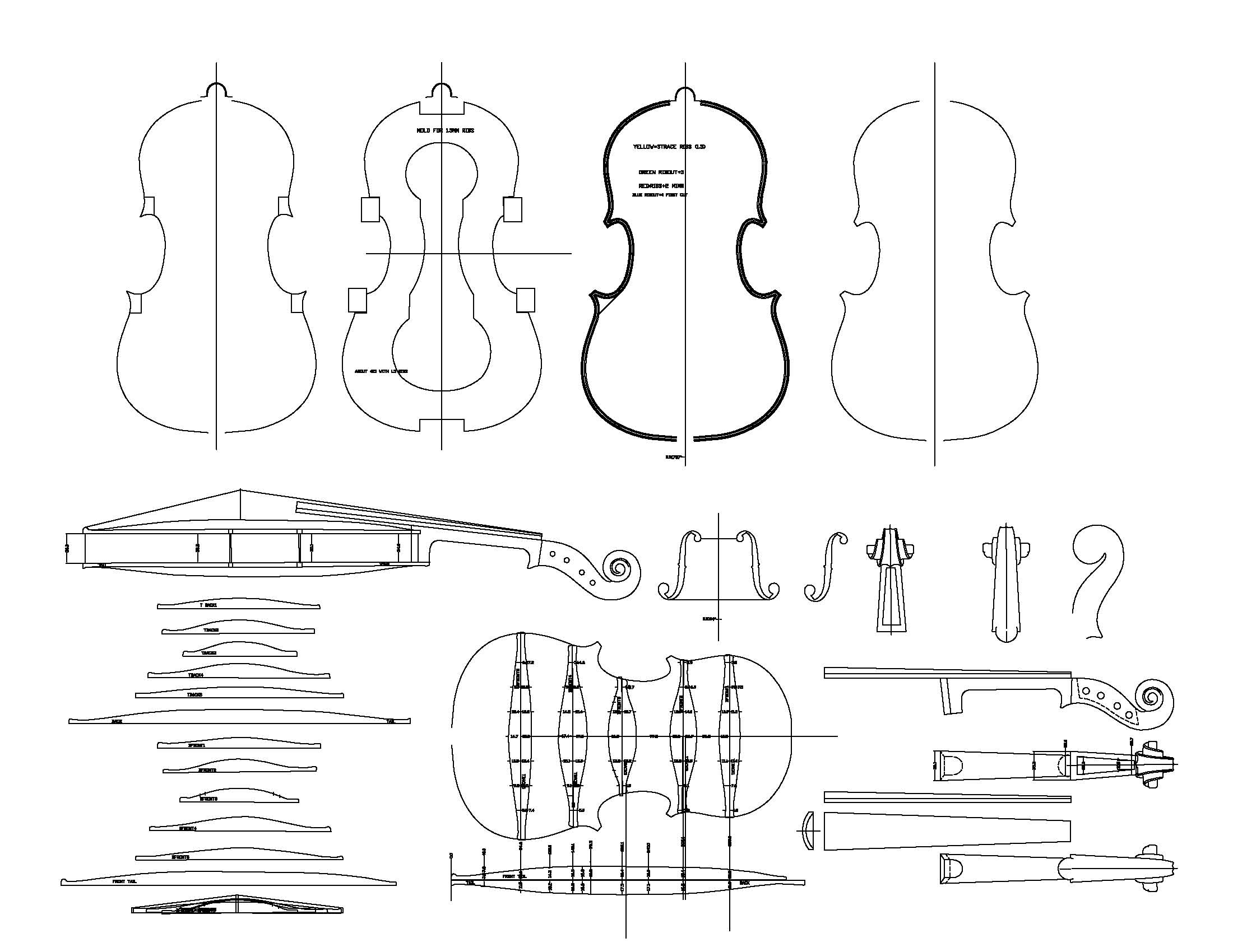 cutaway cello scroll