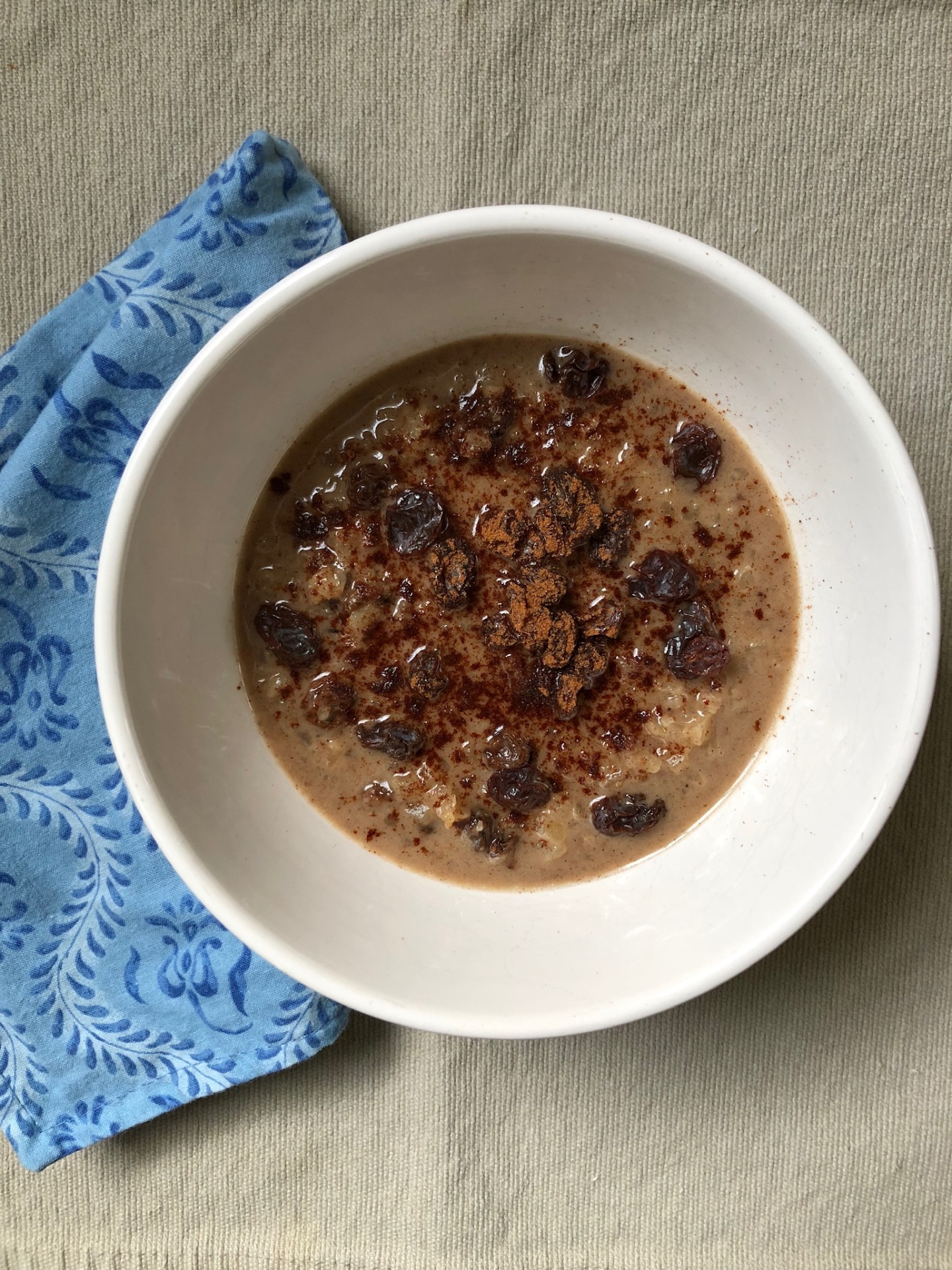 Cinnamon-Raisin “Porridge”