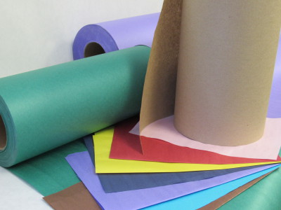 colored butcher paper rolls