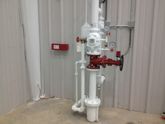 wet pipe fire sprinkler system